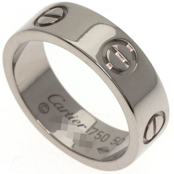 CARTIER 18k White Gold Love Ring #50 - Picture 6 of 6